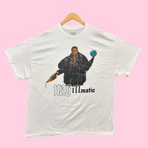 Nas Illmatic Album Cover Cartoon Hip-Hop Tee XXL